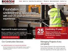 Tablet Screenshot of morcon.co.uk